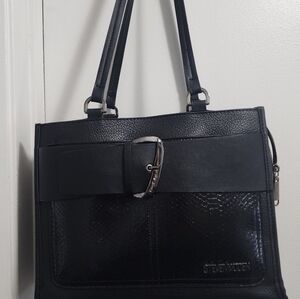 Steve Madden Black Leather Handbag